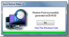Quick Restore Maker