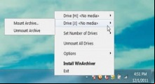 WinArchiver Virtual Drive
