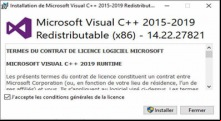 Visual Studio C++ Redistribuable 2019 (32bit)